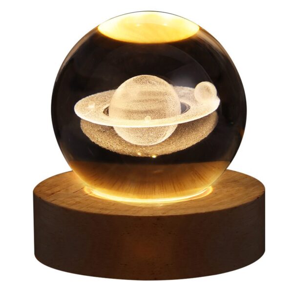 NW 1776 Night Lamp Crystal Projection Ambient Light Optimal Table