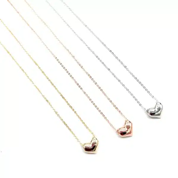 NW 1776 Shaped Heart Necklaces for Women