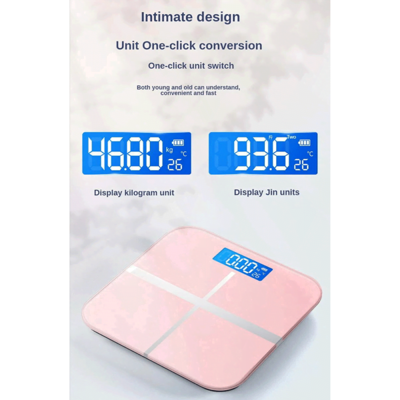 Glass Bathroom Scale, Intelligent Body Scale - Image 5