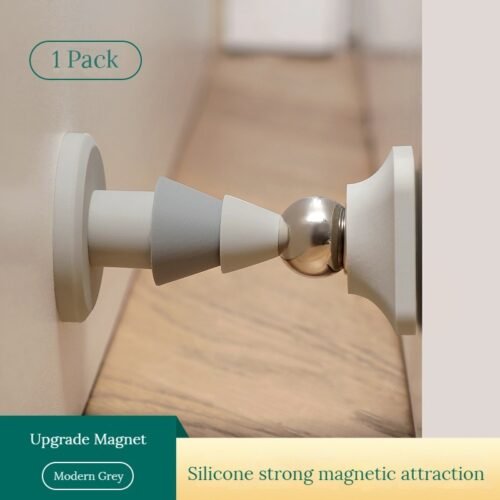 Doorstop Floor Door Stopper Security Door Stopper - gray