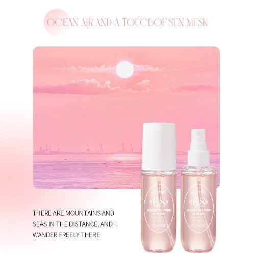 Body Spray for Women, Hair & Body Fragrance Mist, Long Lasting Perfume Spray - #68